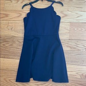 Aqua Navy Dress Size L (10-12yo)